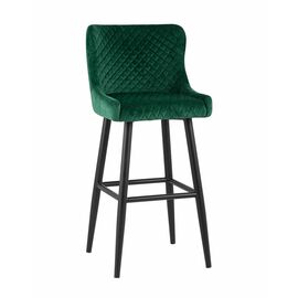 Стул барный Ститч велюр изумрудный | Интернет магазин мебели и декора LifeDekor