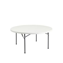 Стол круглый складной пластиковый Кейт 160 | Интернет магазин мебели и декора LifeDekor