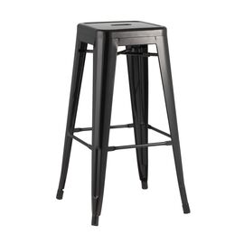 Стул барный TOLIX черный глянцевый | Интернет магазин мебели и декора LifeDekor