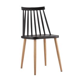 Стул Морган пластиковый черный | Интернет магазин мебели и декора LifeDekor