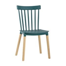 Стул Field пластик темно-бирюзовый | Интернет магазин мебели и декора LifeDekor