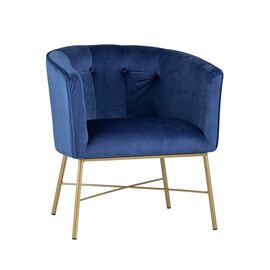 Кресло Шале велюр синий | Интернет магазин мебели и декора LifeDekor