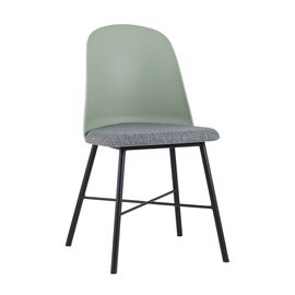 Стул Shell серо-зеленый | Интернет магазин мебели и декора LifeDekor