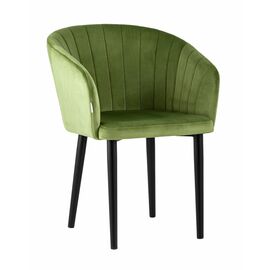 Стул с подлокотниками Нейтон велюр травяной | Интернет магазин мебели и декора LifeDekor