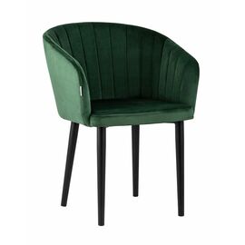 Стул с подлокотниками Нейтон велюр зеленый | Интернет магазин мебели и декора LifeDekor