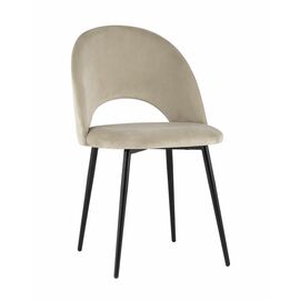 Стул Меган велюр бежевый | Интернет магазин мебели и декора LifeDekor