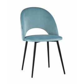 Стул Меган велюр пыльно-голубой | Интернет магазин мебели и декора LifeDekor