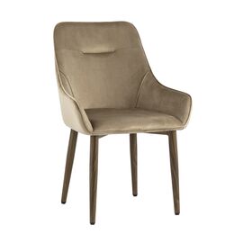 Стул Диана велюр бежевый | Интернет магазин мебели и декора LifeDekor