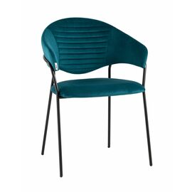 Стул Алексис велюр сине-зелёный | Интернет магазин мебели и декора LifeDekor