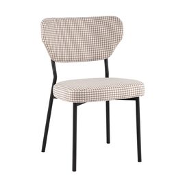 Стул Билл гусиная лапка бежевый | Интернет магазин мебели и декора LifeDekor