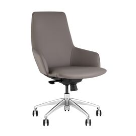 Кресло офисное TopChairs Bow серый | Интернет магазин мебели и декора LifeDekor