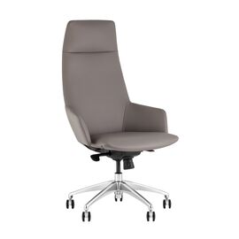 Кресло руководителя TopChairs Bow серый | Интернет магазин мебели и декора LifeDekor