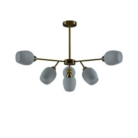 Люстра потолочная Moderli V10820-6C Cassy | Интернет магазин мебели и декора LifeDekor