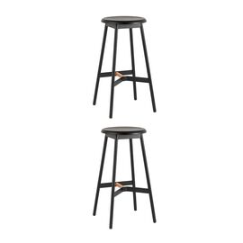 Стул барный Knobb черный 2 шт | Интернет магазин мебели и декора LifeDekor