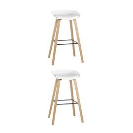 Стул барный LIBRA SOFT БЕЛЫЙ 2 шт | Интернет магазин мебели и декора LifeDekor