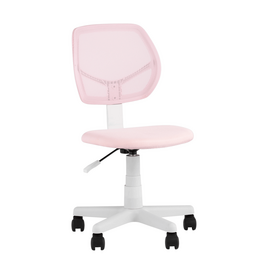 Кресло компьютерное детское ЛОЛО розовый пластик белый | Интернет магазин мебели и декора LifeDekor
