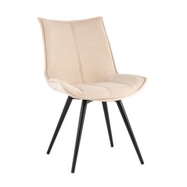 Стул вращающийся Робб велюр бежевый | Интернет магазин мебели и декора LifeDekor