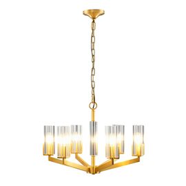 Люстра подвесная Moderli V11074-6P Brass | Интернет магазин мебели и декора LifeDekor