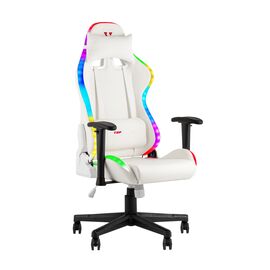 Кресло спортивное TopChairs GMM-080 белый на черной базе | Интернет магазин мебели и декора LifeDekor