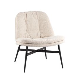 Кресло лаунж Tail кремовый | Интернет магазин мебели и декора LifeDekor