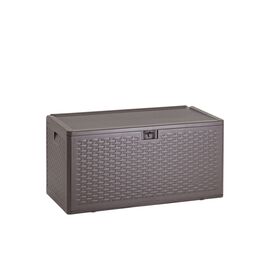 Стол-сундук Кейт пластик 110*55 см 276 л коричневый | Интернет магазин мебели и декора LifeDekor