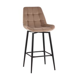 Стул барный Флекс с поворотным механизмом велюр капучино | Интернет магазин мебели и декора LifeDekor