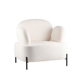 Кресло Кэнди ткань букле белый | Интернет магазин мебели и декора LifeDekor