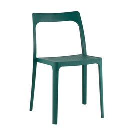 Стул обеденный Marty пластиковый темно-бирюзовый | Интернет магазин мебели и декора LifeDekor