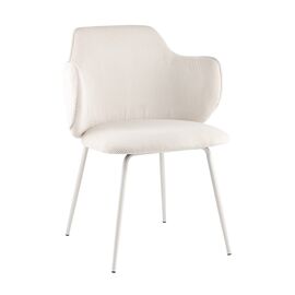 Стул обеденный Eira вельвет белый | Интернет магазин мебели и декора LifeDekor