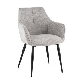 Стул обеденный Lynet рогожка светло-серый | Интернет магазин мебели и декора LifeDekor