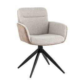 Стул обеденный Waldo светло-серый c бежевой экокожей | Интернет магазин мебели и декора LifeDekor