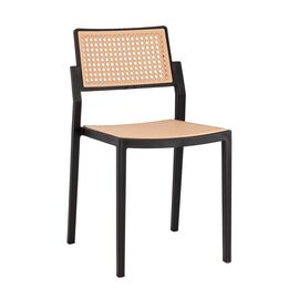 Стул пластиковый Milto черный | Интернет магазин мебели и декора LifeDekor