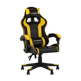 Кресло спортивное TopChairs Shadow черно-желтый | Интернет магазин мебели и декора LifeDekor