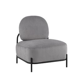 Кресло Стоун велюр рельефный светло-серый | Интернет магазин мебели и декора LifeDekor