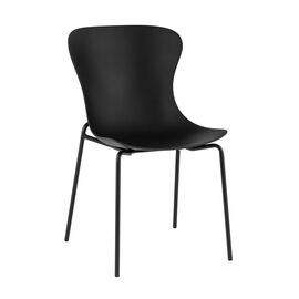 Стул Shaya пластик черный | Интернет магазин мебели и декора LifeDekor