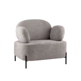 Кресло Кэнди ткань букле светло-серый | Интернет магазин мебели и декора LifeDekor