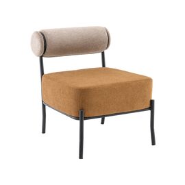 Кресло Ponpoun бежевый терракотовый | Интернет магазин мебели и декора LifeDekor