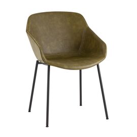 Стул Ashby экокожа зелёный | Интернет магазин мебели и декора LifeDekor