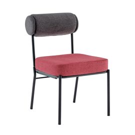 Стул обеденный Ponpoun тёмно-серый бордо | Интернет магазин мебели и декора LifeDekor