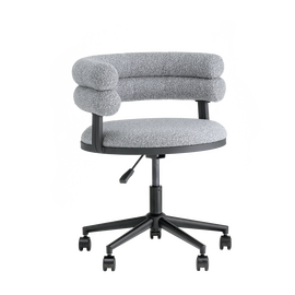 Стул офисный Ponty серый чёрные ножки | Интернет магазин мебели и декора LifeDekor