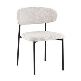 Стул Sevyn букле светло-серый | Интернет магазин мебели и декора LifeDekor