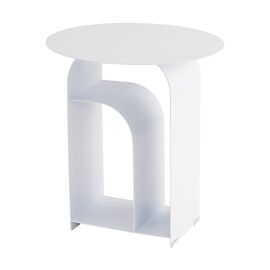 Журнальный столик Arwel металл белый | Интернет магазин мебели и декора LifeDekor