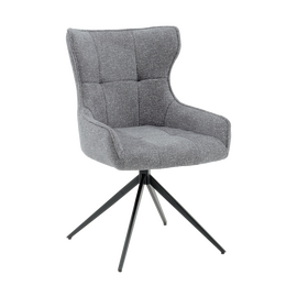 Стул Carlene вращающийся серый | Интернет магазин мебели и декора LifeDekor