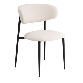 Стул Килиан велюр молочный | Интернет магазин мебели и декора LifeDekor