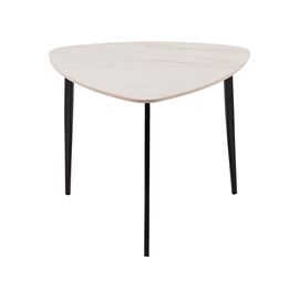 Журнальный столик Alara светлая керамика | Интернет магазин мебели и декора LifeDekor