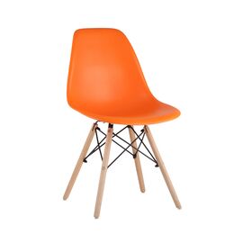 Стул Eames Style DSW оранжевый (разборный каркас) | Интернет магазин мебели и декора LifeDekor