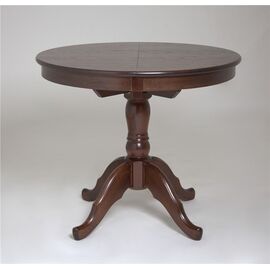 Стол Круглый (Шоколад имп.) /массив березы, Шпон) | Интернет магазин мебели и декора LifeDekor