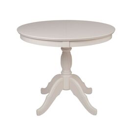 Стол обеденный круглый раздвижной Лилия-0090 (слоновая кость 9001) | Интернет магазин мебели и декора LifeDekor