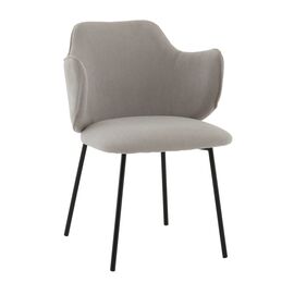 Стул Джиннет велюр светло-серый | Интернет магазин мебели и декора LifeDekor
