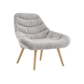 Кресло Олби Страйпс светло-серый | Интернет магазин мебели и декора LifeDekor